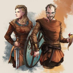 lagertha and floki, vikings characters